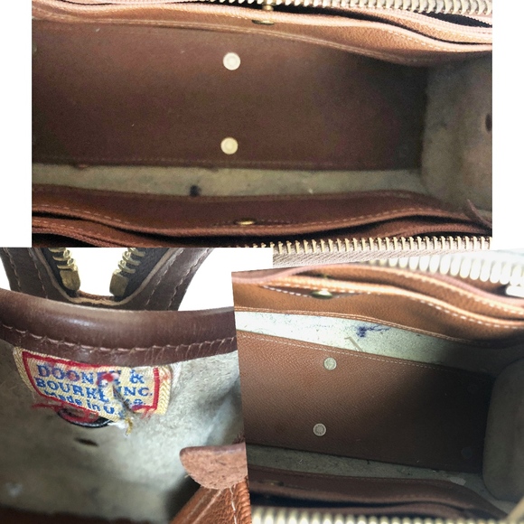 Vintage Dooney & Bourke Bag Small Classic Satchel Top Handle Crossbody AWL - Picture 6 of 7